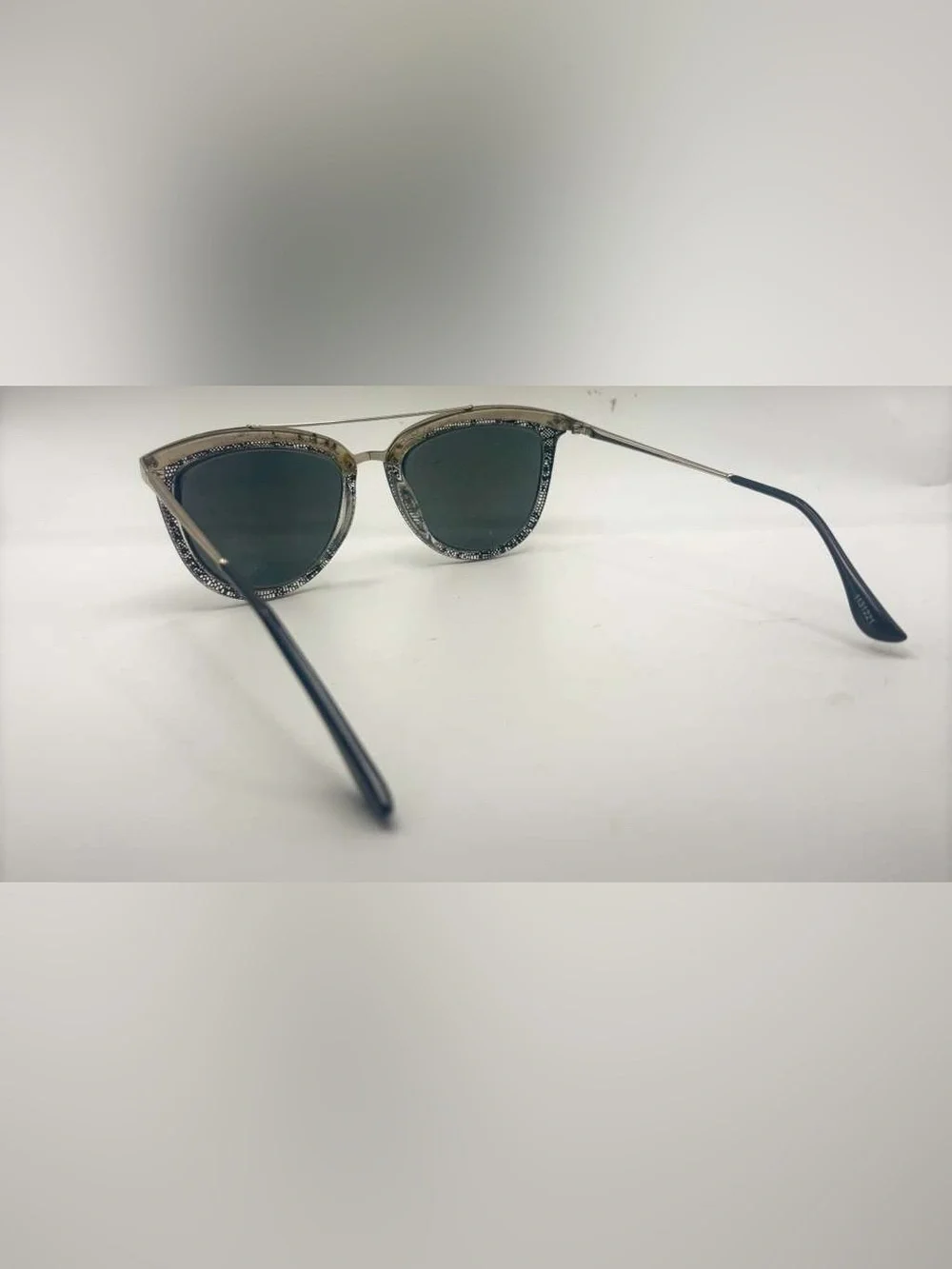 Zenni 1131221 Black Gold Translucent Oval Sunglasses Frames Only